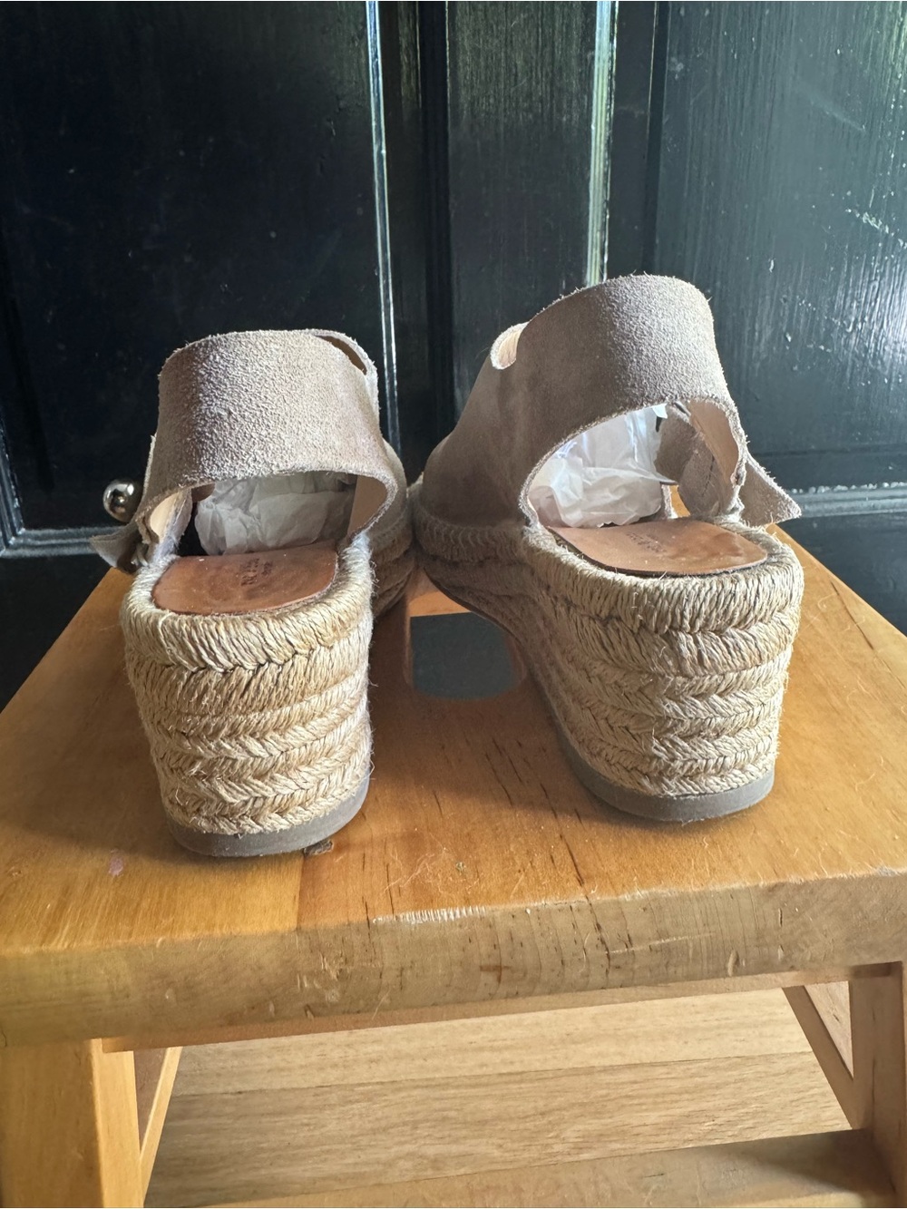 Rag & Bone Women's Arc Suede Espadrille Slingback Sandals - Size EU 37 - Picture 8 of 12